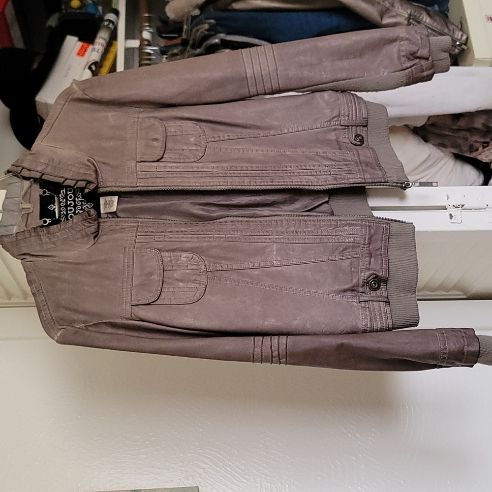 Joujou leather jacket